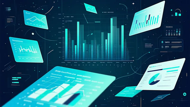 Healthcare marketing analytics dashboard concept with ROI metrics