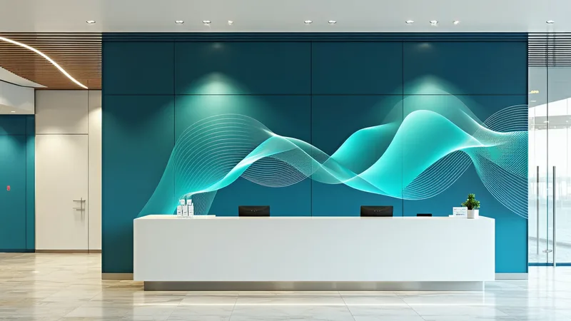Modern specialty clinic marketing strategy visualization