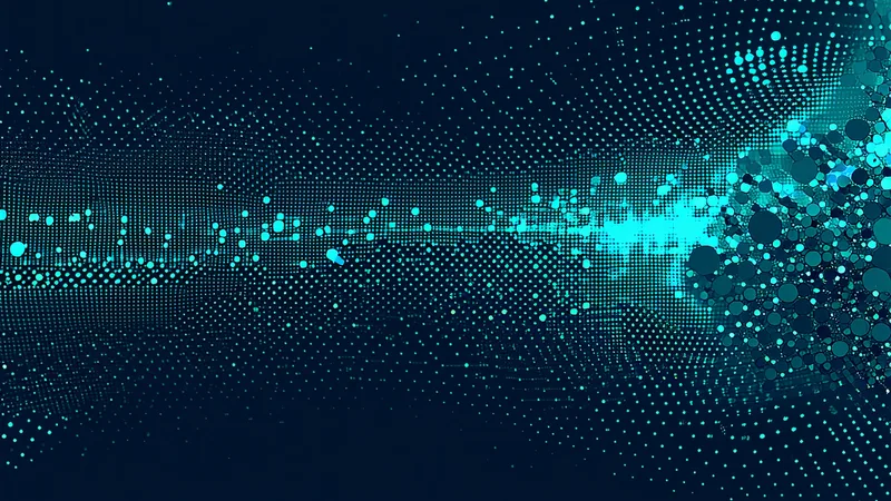 Abstract data visualization showing geographic targeting versus intent-based patient filtering