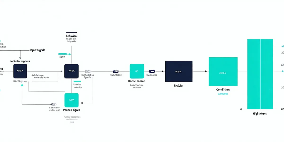 Patient intent scoring workflow diagram